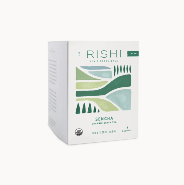 Rishi Sencha Tea Sachets - 15ct (Case of 6)